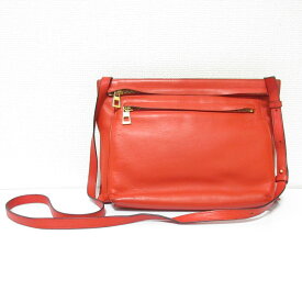 【中古】 LOEWE ロエベ ラージダブルポーチ レッド レディース Luxs ブランド古着のリュクス