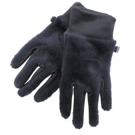 【中古】美品 THE NORTH FACE ノースフェイス バーサ ロフト イーチップ グローブ 手袋 五本指 エコフリース NN62311 M 黒 ブラック メンズ レディース Luxs ブランド古着のリュクス