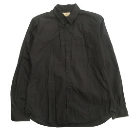 【中古】良品 VALLIS by FACTOTUM ヴァリスバイファクトタム シャツ カットソー 無地 48 黒 ブラック メンズ Luxs ブランド古着のリュクス