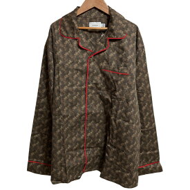 【中古】未使用 COACH コーチ パジャマ トップス ジャケット CD762 Lサイズ ブラウン メンズ Luxs ブランド古着のリュクス