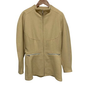 【中古】美品 22AW FUMIKA UCHIDA フミカウチダ STRETCH W-FACE MICRO MINI DRESS コート FU-Q-OP001 ベージュイエロー レディース Luxs ブランド古着のリュクス