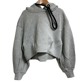 【クーポン+P2倍 1/9〜1/16】【中古】美品 DOUBLE STANDARD CLOTHING ESSENTIAL ダブルスタンダードクロージング エッセンシャル ショートパーカー サイズF グレー レディース Luxs ブランド古着のリュクス