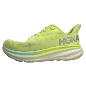 【中古】 HOKA ONEONE ホカオネオネ スニーカー Clifton 9 クリフトン 9 スニーカー ランニング シューズ 靴 ローカット 25cm 黄 イエロー メンズ Luxs ブランド古着のリュクス