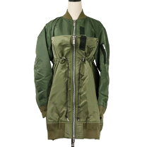 楽天市場】sacai（カラーカーキグリーン）（コート・ジャケット 