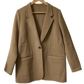 【中古】美品 23AW Spick and Span スピックアンドスパン S120ロングジャケット サイズ38 キャメル レディース Luxs ブランド古着のリュクス