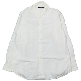 【中古】 CINOH チノ CI DOUBLE COLLAR SHIRT ダブルカラーシャツ 長袖 カットソー 44 ホワイト 23WST301 メンズ Luxs ブランド古着のリュクス