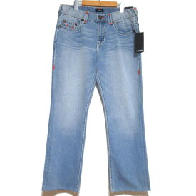 【中古】未使用 TRUE RELIGION トゥルーレリジョン RICKY NF SUPER T デニムパンツ ジーンズ サイズ34 インディゴブルー メンズ Luxs ブランド古着のリュクス