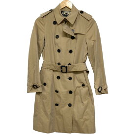 【中古】 Burberry バーバリー GBBURLIMCAS トレンチコート サイズ38 ベージュ レディース Luxs ブランド古着のリュクス