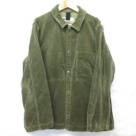 【中古】 MHL エムエイチエル マーガレットハウエル コーデュロイ カバーオール ジャケット 596-1225506 Sサイズ カーキ メンズ Luxs ブランド古着のリュクス