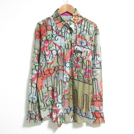 【中古】美品 Vivienne Westwood ヴィヴィアンウエストウッド andreas kronthaler プリント シャツ 1サイズ マルチカラー メンズ Luxs ブランド古着のリュクス