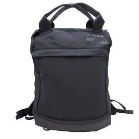 【中古】美品 THE NORTH FACE ノースフェイス ネバーストップ ユーティリティパック バックパック リュック バッグ 鞄 NMW82352 黒xグレー メンズ レディース Luxs ブランド古着のリュクス