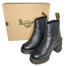 【中古】Dr.Martens ドクターマーチン SPENCE サイドゴアブーツ サイズUK3 約22cm ブラック レディース ショートブーツ 美品