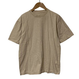 【中古】美品 23SS nest Robe ネストローブ アップサイクルリノ 天然染め半袖 Tシャツ サイズ1 ベージュ レディース Luxs ブランド古着のリュクス