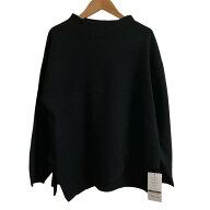 【中古】美品 INDIVI ボトルネックニット 127-17423 サイズ15 大きいサイズ ブラック レディース Luxs ブ…