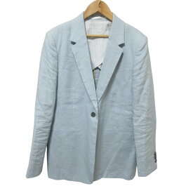 【中古】良品 24SS Paul Smith ポールスミス ラミーミックス テーラードジャケット 40 ライトブルー レディース Luxs ブランド古着のリュクス