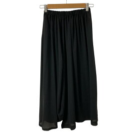 【中古】美品 robe de chambre COMME des GARCONS ローブドシャンブルコムデギャルソン AD1992 シアー イージーフレアスカート ブラック レディース Luxs ブランド古着のリュクス