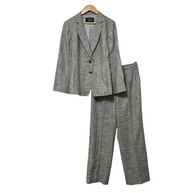 【中古】良品 Leilian レリアン ジャケット パンツスーツ セットアップ サイズ11 グレー レディース Luxs ブランド古着のリュクス