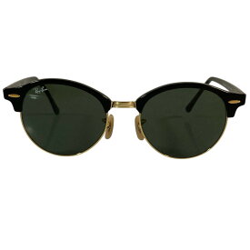 【中古】美品 Ray-Ban レイバン クラブマスター サングラス RB4246 51□19 145 ブラック メンズ レディース Luxs ブランド古着のリュクス