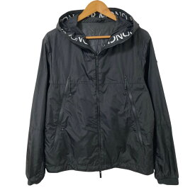 【中古】 MONCLER モンクレール JUNICHI ナイロンパーカー サイズ2 ブラック メンズ Luxs ブランド古着のリュクス