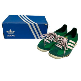 【中古】adidas originals アディダスオリジナルス SL72 OG W ローカット スニーカー IE3427 24cm グリーン レディース スニーカー 新品同様