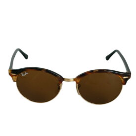 【中古】Ray-Ban レイバン RB4246 1160 CLUBROUND CLASSIC クラブラウンド サングラス 眼鏡 アイウェア ブラウン系 メンズ レディース サングラス 良品