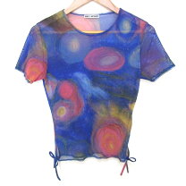 イッセイミヤケミー ISSEY MIYAKE 半袖カットソー トップス 花柄 ISSEY 
