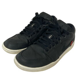 【中古】NIKE ナイキ パリサンジェルマン コラボ AIR JORDAN 1 LOW PSG エアジョーダン スニーカー CK0687-001 27cm ブラック メンズ スニーカー 良品