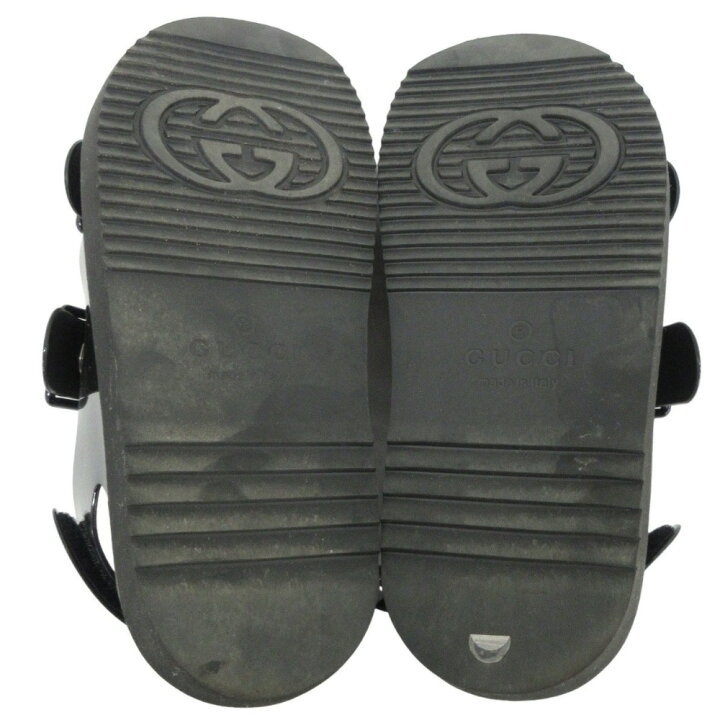 楽天市場】【中古】 美品 GUCCI グッチ Mini Double G Sandal ミニ 