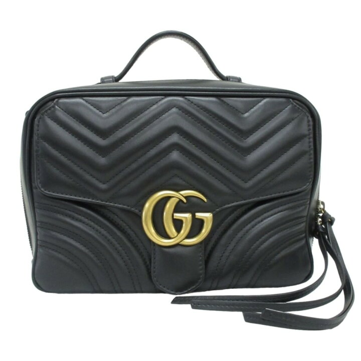 楽天市場】【中古】 美品 GUCCI グッチ GGマーモント レザー 2way 