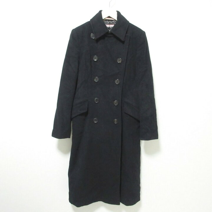 美品】ポールスミス アンゴラ チェスターコート ブラック サイズ40 
