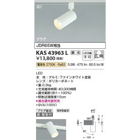 【法人様向け】コイズミ照明 フランジタイプLEDスポットライト JDR65W／40W相当 ランプ別売 本体色ファインホワイト ASE940898