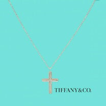 TIFFANY&Co.ティファニー コンケーブクロスネックレス 】Tiffany&Co 
