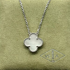 VanCleef & Arpels ���@���N���[�t���A�[�y�� ���B���e�[�W�A���n���u�� �}�U�I�u�p�[�� �l�b�N���X �W���G���[ K18WG �z���C�g�S�[���h ���M������