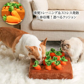 送料無料 ペット 犬 猫 おもちゃ ノーズワーク にんじん畑 知育玩具 赤ちゃん ベビー ペット用品 ぬいぐるみ 噛むおもちゃ しつけ ストレス解消 マット 運動不足 嗅覚訓練 ペットのおもちゃ