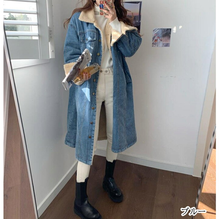 楽天市場】送料無料 レディース コート アウター デニム ロングコート  
