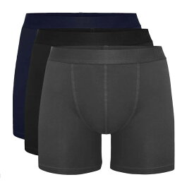 Resterods ロング ボクサーパンツ 3枚セット レステロッズ LONG LEG BAMBOO BOXER 3パック 無地 シンプル 定番 メンズ ブランド 下着 パンツ インナー 男性 大人