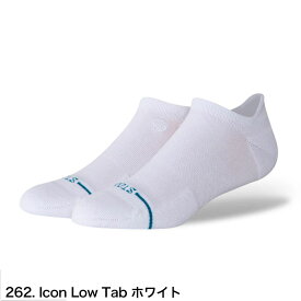 STANCE SOCKS スタンス ソックス 靴下 ICON LOW TAB ショート アンクル丈 無地 シンプル 黒 白 ホワイト メンズ レディース スニーカーソックス 定番 ブランド おしゃれ スポーツ 彼氏 男性 大人
