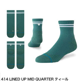 STANCE SOCKS ゴルフ 専用 靴下 機能 メンズ ソックス GOLF スタンス LINED UP MID QTR ショート 靴下 男性用 くつした 定番 ブランド おしゃれ スポーツ ラッピング 無料