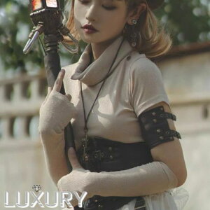 �X�`�[���p���N steampunk �g�b�v�X + �A�[���J�o�[ 2�_�Z�b�g ���u�j�b�g ���� �^�[�g���l�b�N ���� �A���e�B�[�N �J�W���A�� ���ꂢ�� �ăR�[�f �f�C���[ ���U��