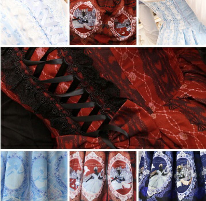 楽天市場】一部即納 ロリータ 童話柄ジャンパースカート jsk  