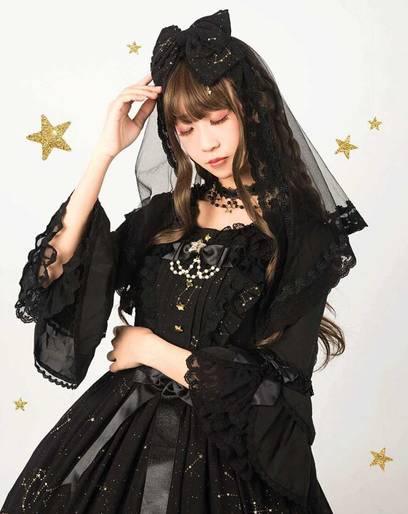 楽天市場】ロリータ 姫袖 ブラウス 十一月咲夜 フリルカラー スター 