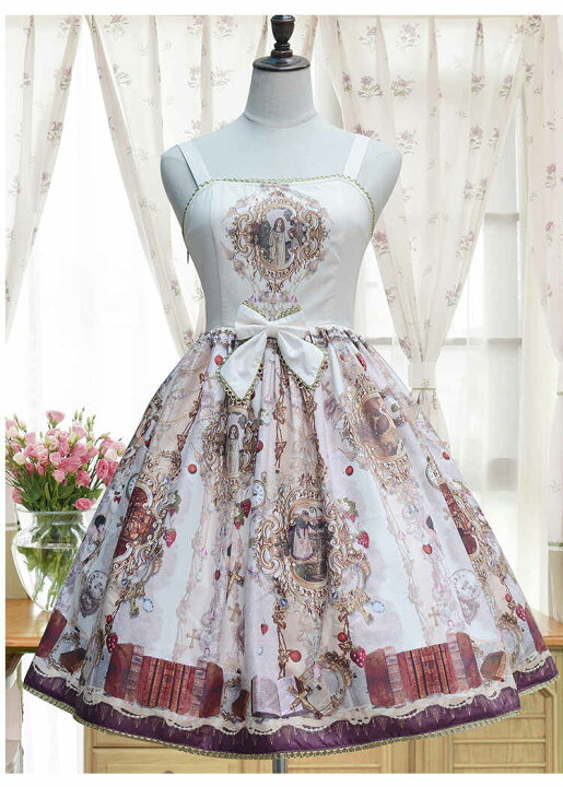 楽天市場】【即納品あり】ロリータ 天国の花園ジャンパースカート jsk 