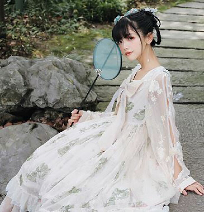 楽天市場】ロリータ Cyan Lolita ワンピース 甘ロリ フリル リボン 