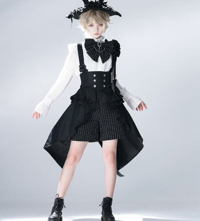 Lolitascastle 楽天市場】【ご注文殺到の為最大130日後発送】コルセット princess Chronicles 春夏 通年 春秋 ゴシック 男装 フリル  サスペンダースカート 大きいサイズ サイズ豊富 Lolita ロリィタ ゴスロリ : LUXURY