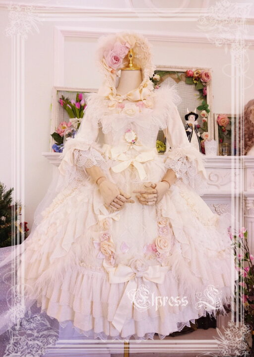 楽天市場】ドレスワンピース Elpress L 青木美沙子さんコラボ商品 七分 