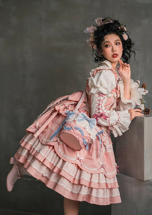 Lolita ロリータフ ピンク ジャンパースカート 未開封 未使用 タグ付  