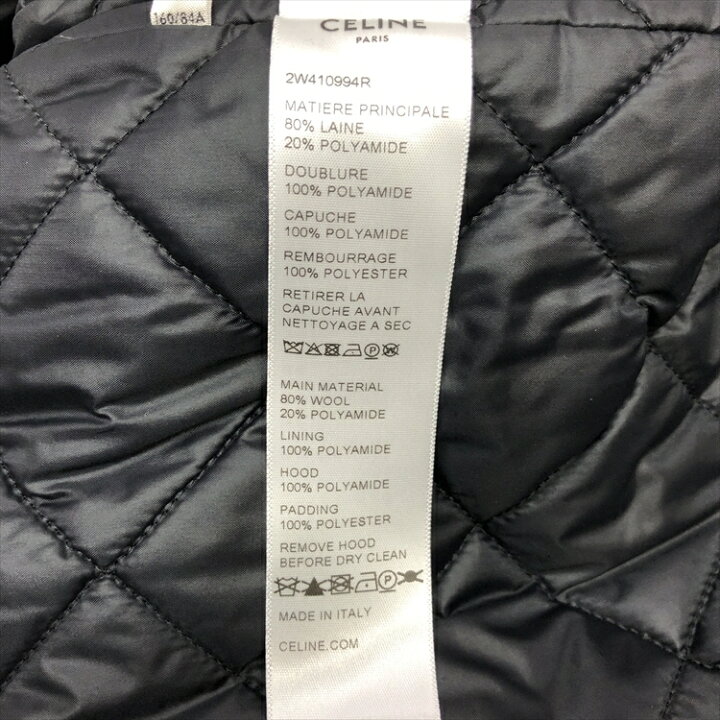 楽天市場】CELINE セリーヌ 22AW フード付き フーディロゴ プリント  