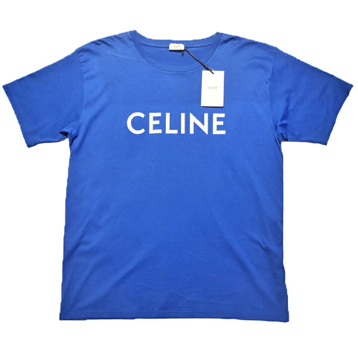 楽天市場】未使用品 CELINE セリーヌ ルーズTシャツ ロゴプリント 