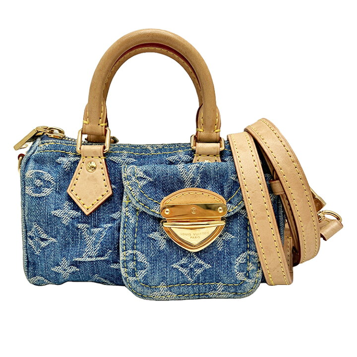 楽天市場】LOUISVUITTON ルイヴィトン モノグラム デニム ナノ  