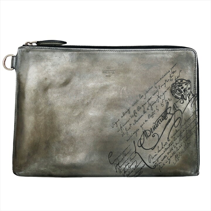 楽天市場】BERLUTI ベルルッティ ニノ GM スクリットレザー クラッチ  